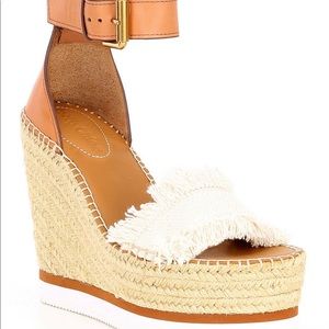 LIKE NEW see by chloe wedges